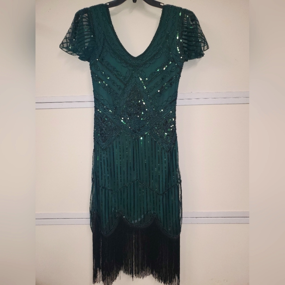 Women's Roaring 20's Flapper Dress Size Small